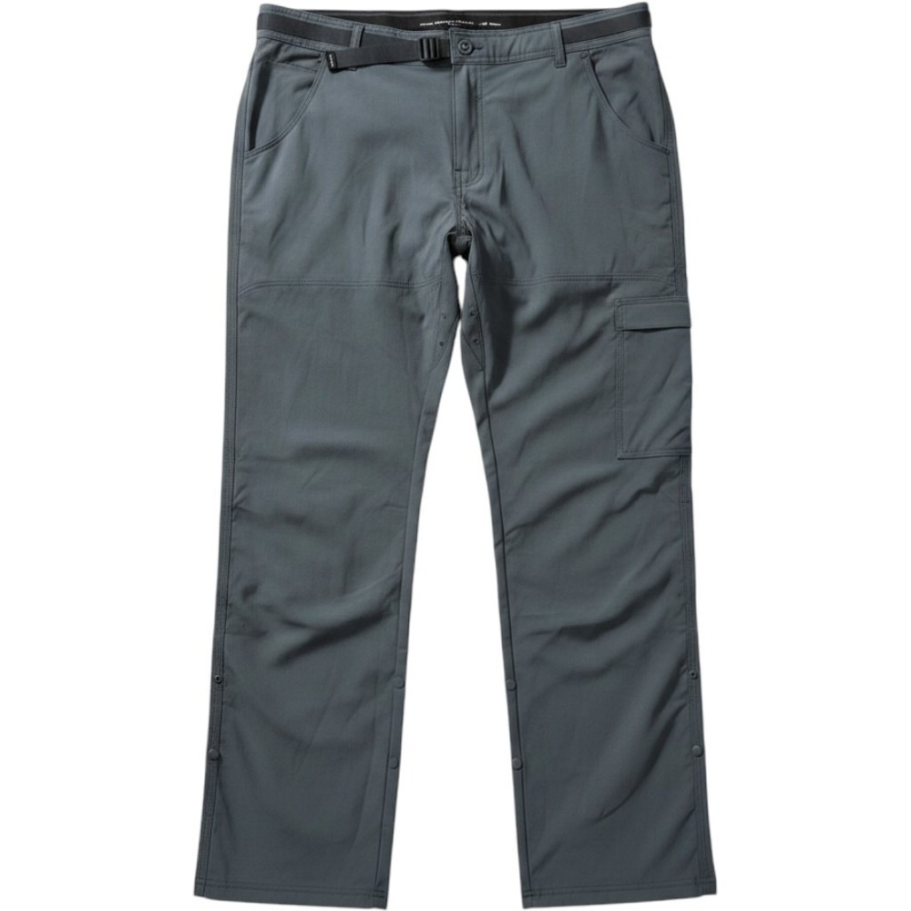 prAna Mens Stretch Zion Slim Pant‎ II Grey Blue 40x32 Tapered Leg Hiking Cargo